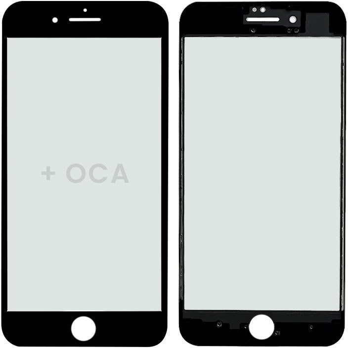 گلس فنی آیفون iphone 8 با oca